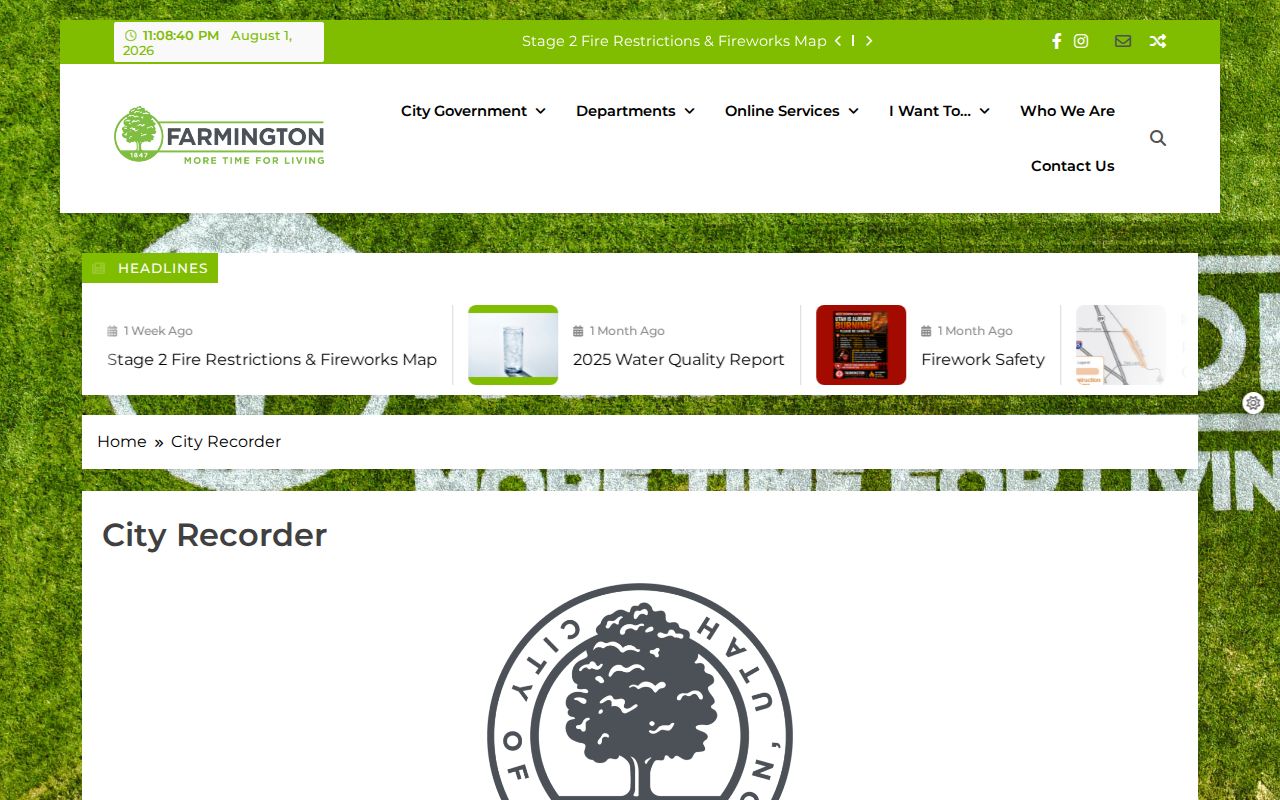 Farmington people search through city public records requests