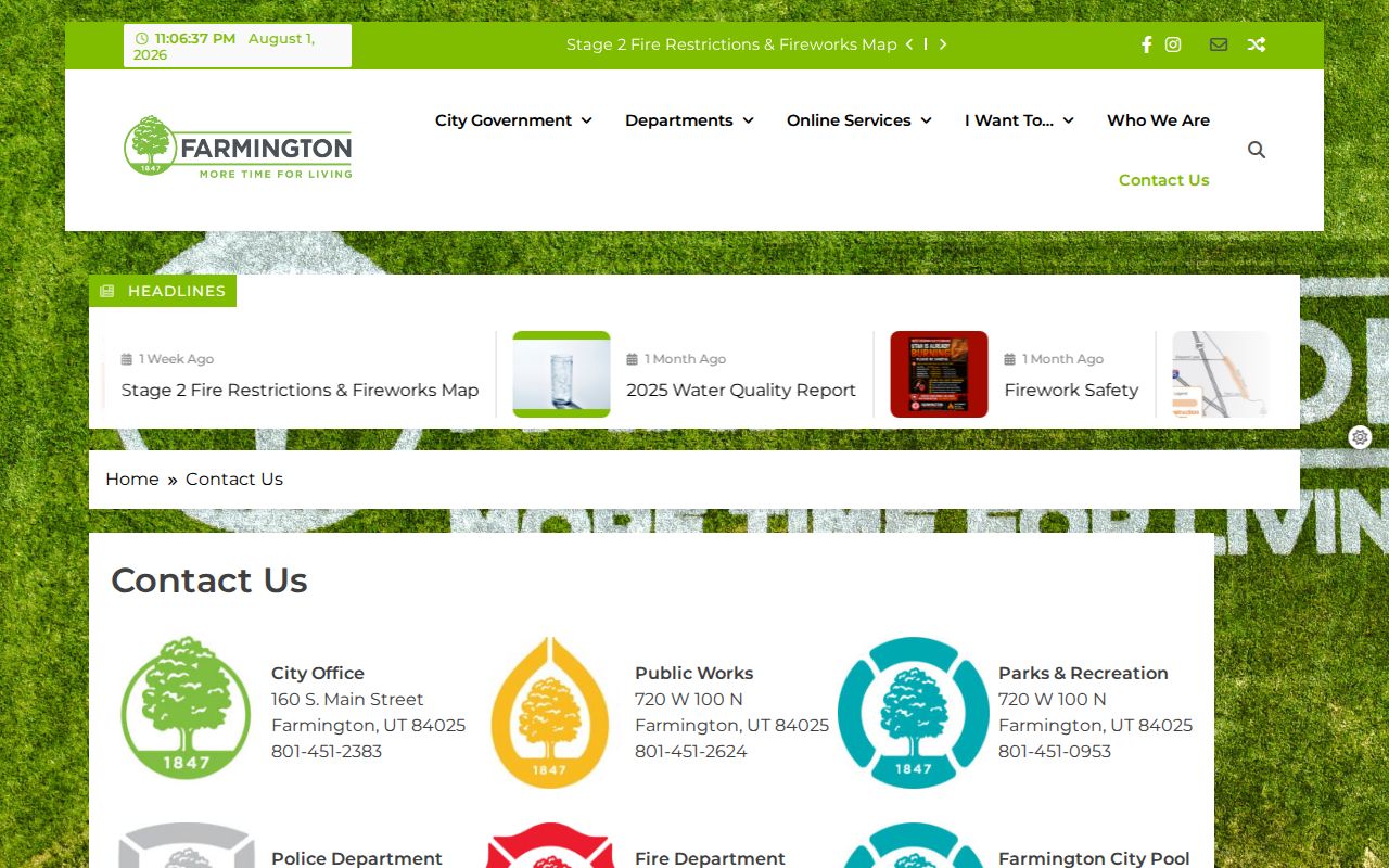 Farmington people directories city service and office listing